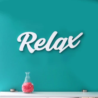 Relax Wood Sign
