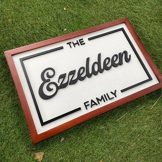 Personalized The - Family Sign