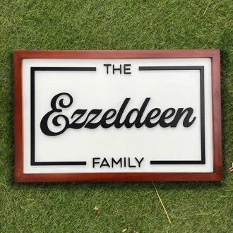Personalized Family Sign